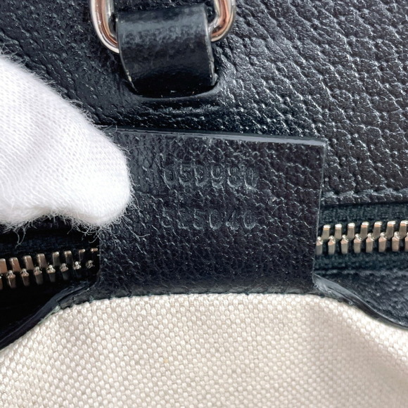 Gucci Large Tote Embroidered Canvas Leather Multicolor - Picture 11 of 13